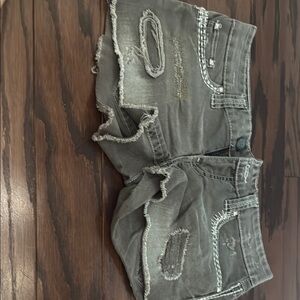 Daytrip Charcoal Denim shorts woman’s size 26